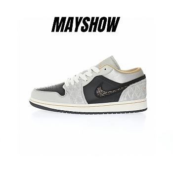 Air Jordan 1 Low Beaded Swoosh - DV1762-001