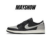 Air Jordan 1 Retro Low Black Grey (2015) - 705329-003 - 1