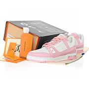 Louis Vuitton Trainer Pink White - 1AA6Y6 - 4