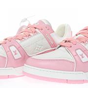 Louis Vuitton Trainer Pink White - 1AA6Y6 - 5