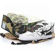 A Bathing Ape Bape SK8 Sta White Silver - 001FWH801020_WHT_A - 2