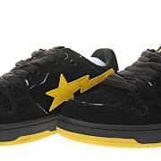 A Bathing Ape Sk8 Sta Black Electric Yellow - 001FWG701031X - 4