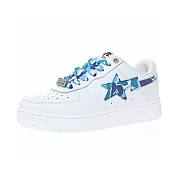 A Bathing Ape Bape Sta Low White ABC Camo Blue - 4