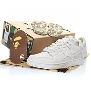 A Bathing Ape Bape SK8 Sta Triple White - 1H80-291-009 - 5