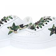 A Bathing Ape Bape Sta Low White ABC Camo Green - 5