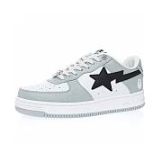 A Bathing Ape Bape Sta Low Grey Black - 1H70-291-002 - 2