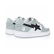 A Bathing Ape Bape Sta Low Grey Black - 1H70-291-002 - 4