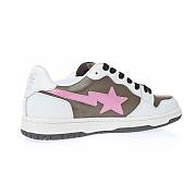 A Bathing Ape Bape Court Sta Brown Pink - 3