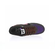 A Bathing Ape Bape Sta Black Grey Pink Suede - 1I20-191-008 - 3