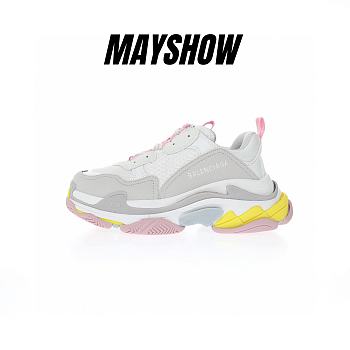 Balenciaga Triple S White Yellow - 524039W2FW47541