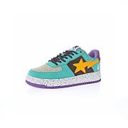 A Bathing Ape Bape Sta Teal Brown Yellow Suede - 1I20-191-008 - 2