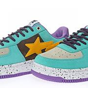 A Bathing Ape Bape Sta Teal Brown Yellow Suede - 1I20-191-008 - 6