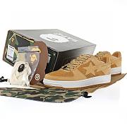 A Bathing Ape Bape Sta Beige Suede - 1H70-191-004 - 5