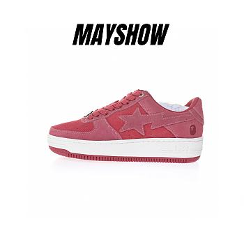 A Bathing Ape Bape Sta Pink Suede - 1H70-191-004