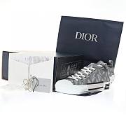 Dior B23 Low Top Gray CD Diamond - 3SN249ZPP_H868 - 5