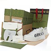 Gucci logo in white leather - 708267 UPG70 9000 - 5