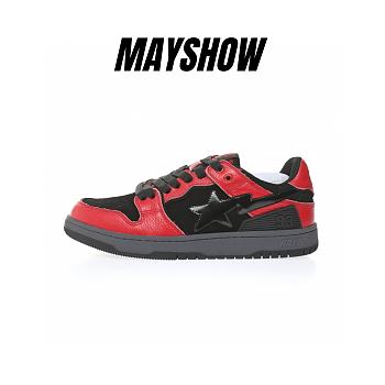 A Bathing Ape Bape SK8 Sta Red Black - 001FWH801003_RED_A