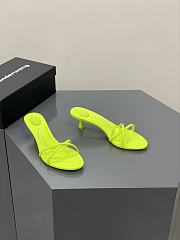  Alexander Wang dahlia 50 sandal in lime lycra - 5