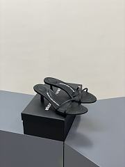 	 Alexander Wang dahlia 50 sandal in black lycra - 2