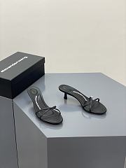 	 Alexander Wang dahlia 50 sandal in black lycra - 4