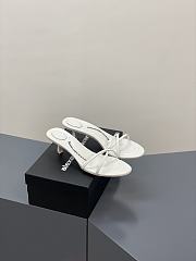 	 Alexander Wang dahlia 50 sandal in white lycra - 4