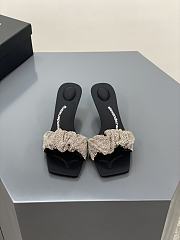 Alexander Wang jessie 55 crystal scrunchie black/clear - 3