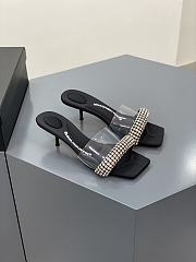 Alexander Wang jessie 55 slide heel in crystal pvc - 4