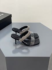 Alexander Wang jessie 85 sandal in crystal pvc - 4