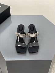 Alexander Wang jessie 85 sandal in crystal pvc - 5