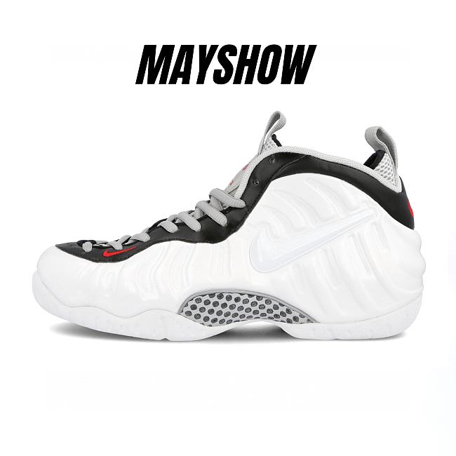 Nike Air Foamposite Pro White Black University Red - 624041-103 - 1