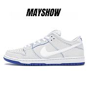 Nike SB Dunk Low Premium White Game Royal - CJ6884-100 - 1