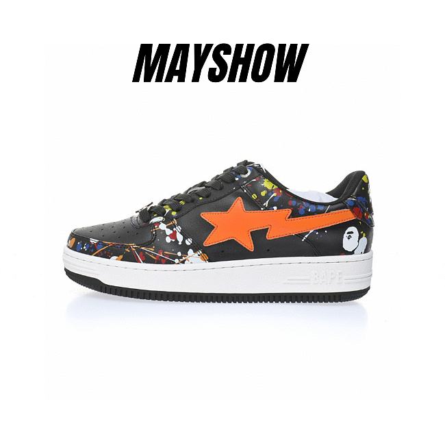 A Bathing Ape Bape Sta Paint Black - 1