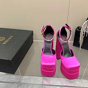 Versace Medusa Aevitas 155mm Platform Pumps in Fuchsia- 1002005-DRA67_1PA4V - 5