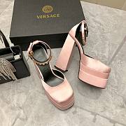 	 Versace Medusa Aevitas 155mm Platform Pumps in Pink - 1002005-DRA67_1PB9V - 5