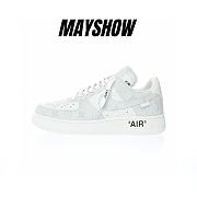 Louis Vuitton Nike Air Force 1 Low By Virgil Abloh Grey AEU3BM16M691 - 1