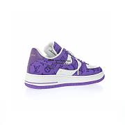 Louis Vuitton Nike Air Force 1 Low By Virgil Abloh Purple AEU3BM16M694 - 5