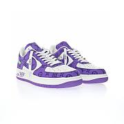 Louis Vuitton Nike Air Force 1 Low By Virgil Abloh Purple AEU3BM16M694 - 3