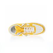 Louis Vuitton Nike Air Force 1 Low By Virgil Abloh Yellow AEU3BM16M695 - 5