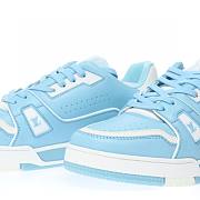 	 Louis Vuitton Trainer Light Blue Signature - 4