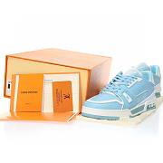 	 Louis Vuitton Trainer Light Blue Signature - 5