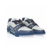 	 Louis Vuitton Trainer Navy Blue Signature - 1AA6V7 - 3