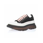 	 Alexander McQueen Tread Slick Low Lace Up White Black Pink - 3