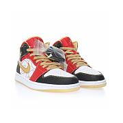 Air Jordan 1 Mid XQ White Black Sport Red - DV0576-176 - 2