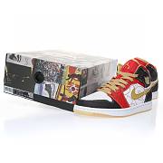 Air Jordan 1 Mid XQ White Black Sport Red - DV0576-176 - 4