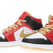 Air Jordan 1 Mid XQ White Black Sport Red - DV0576-176 - 5