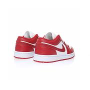 Air Jordan 1 Low Gym Red White - 553558-611  - 4