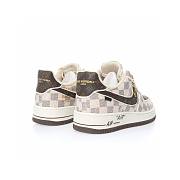 Nike Air Force 1 Low Louis Vuitton Reverse Monogram Brown Damier Azur - 2