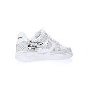 Louis Vuitton Nike Air Force 1 Low By Virgil Abloh Grey White LD4631-201 - 2