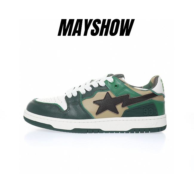 A Bathing Ape Bape SK8 Sta ABC Camo Green (2022) - 1I30-291-005/1I30-191-006 - 1