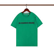 Alexander Mcqueen T-shirt Green R33＃ - 1